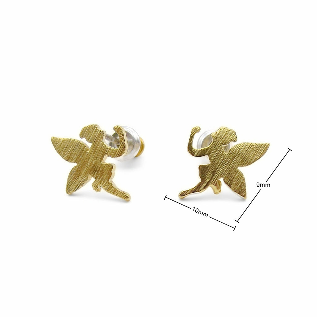 Fairy Stud Earrings - Gold-Stud Earrings-2-Glitters