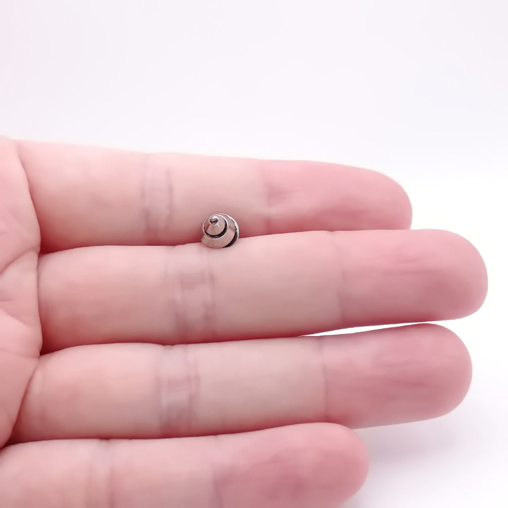 Stainless Steel Cone Spike Fake Plug Earring