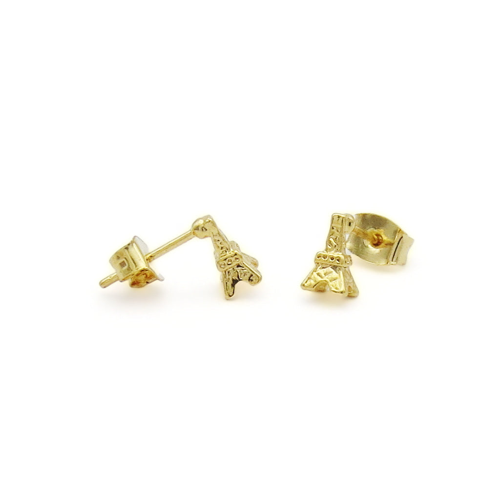 Eiffel Tower Stud Earrings-Stud Earrings-2-Glitters