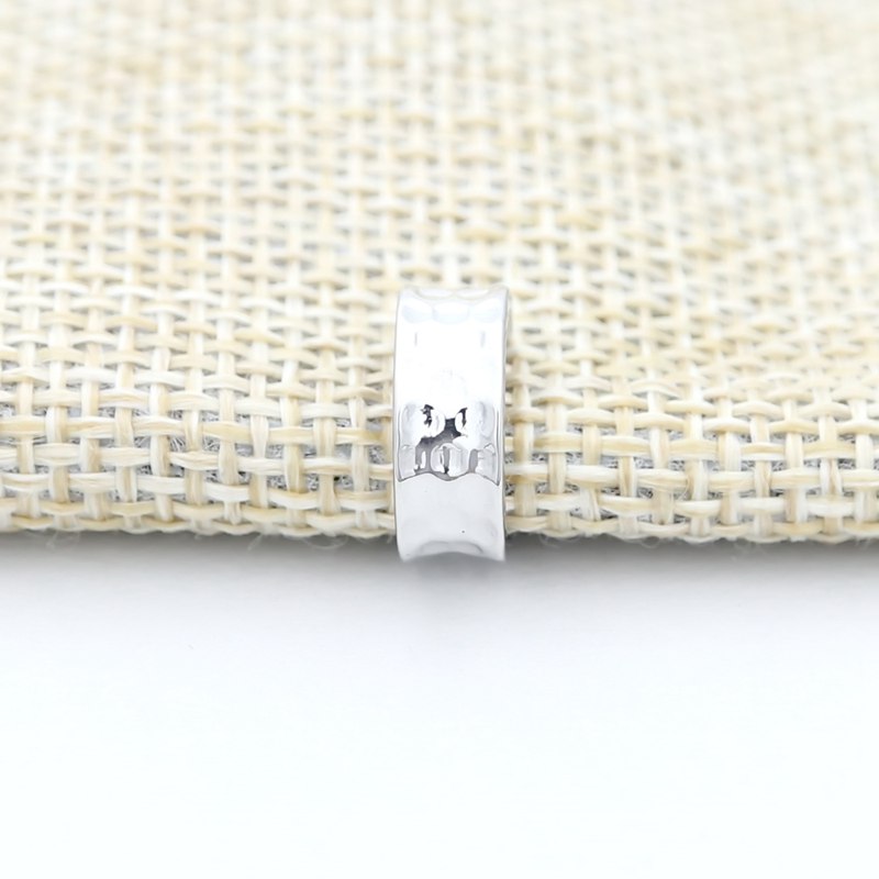 Hammered Ear Cuff - Silver-Body Piercing Jewellery, Ear Cuffs, earrings, Jewellery, Non-Pierced, Women's Earrings, Women's Jewellery-EC0092-S2-800-Glitters