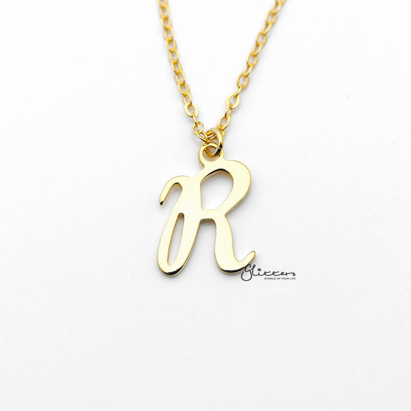 Personalized Sterling Silver Alphabet Necklace - Font 5-Alphabet Necklace, Personalized-IMG_5098_600-Glitters