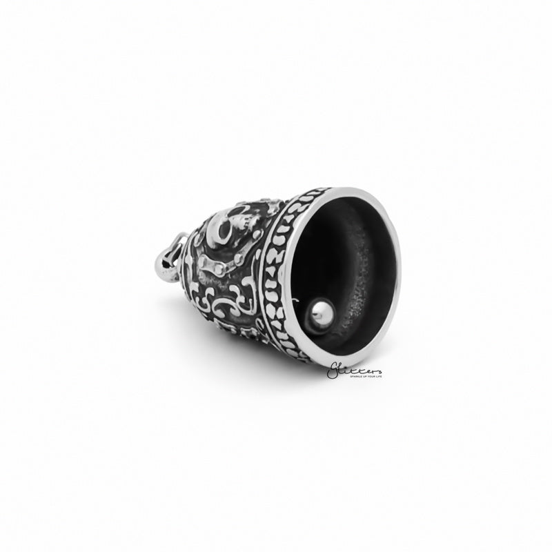Ghost Rider Stainless Steel Bell Pendant-Jewellery, Men's Jewellery, Men's Necklace, Necklaces, Pendants, Stainless Steel, Stainless Steel Pendant-sp0296-5_1-Glitters