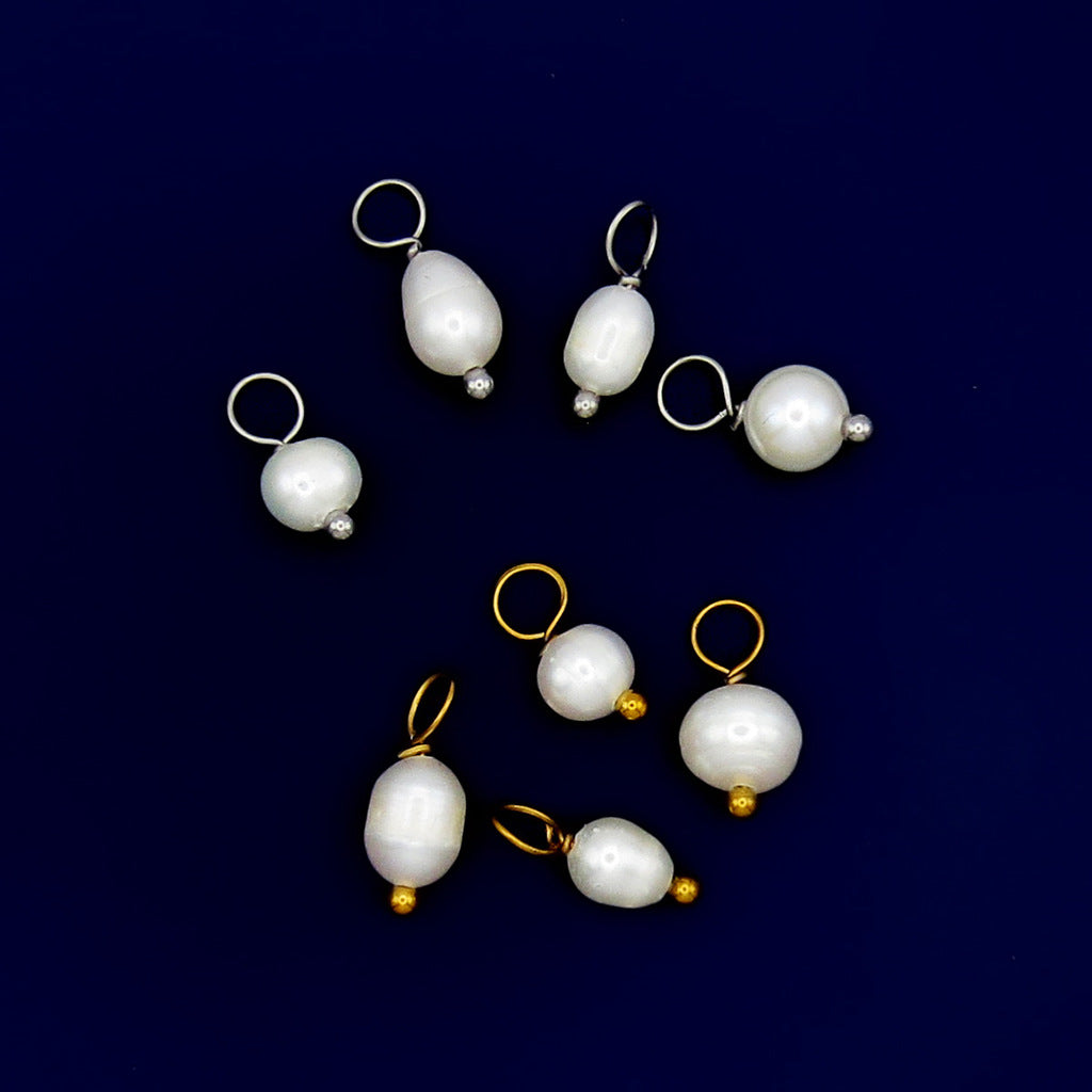 Natural Baroque Freshwater Pearl Charms for DIY Jewellery-Accessories-1-Glitters