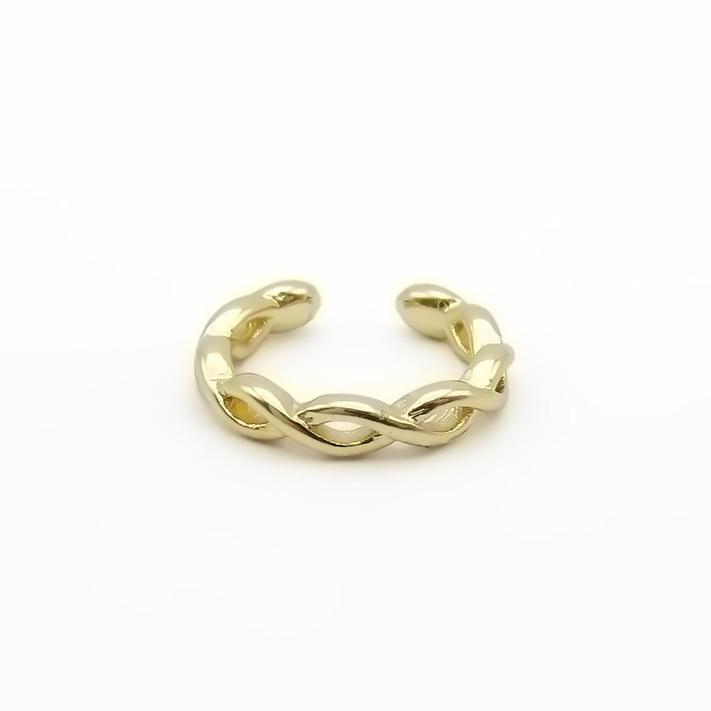 Twisted Rope Non Pierced Conch Ear Cuff