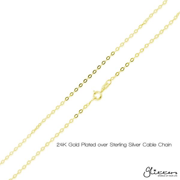 Personalized 24K Gold Plated over Sterling Silver Name Necklace with Decoration-name necklace, name necklace with decoration, Personalized-flat_Cable_Chain_gold_01_grande_b00402e8-e122-4635-b169-bfff9a5532f6-Glitters